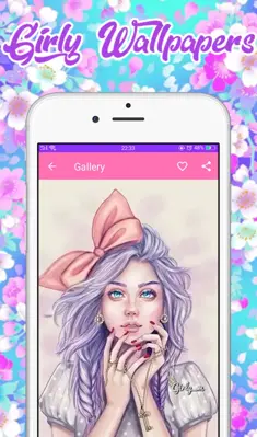 Girly Wallpapers android App screenshot 2