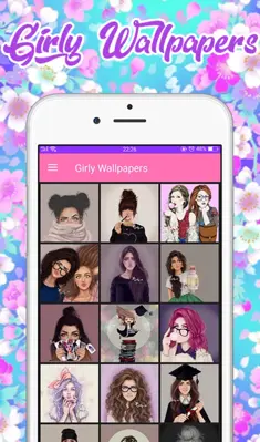 Girly Wallpapers android App screenshot 7